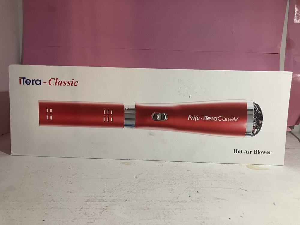 Prife iTera-Classic Hot Air Blower Red 110V Model DS-313 W/ Box Tested Works